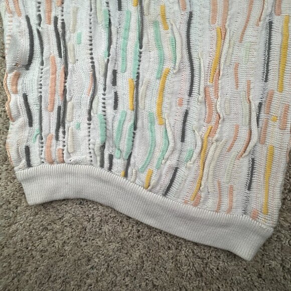 COOGI Australia Medium Cotton Sweater 3D Intricate Knit Pullover Crew Neck Adult - Picture 12 of 16